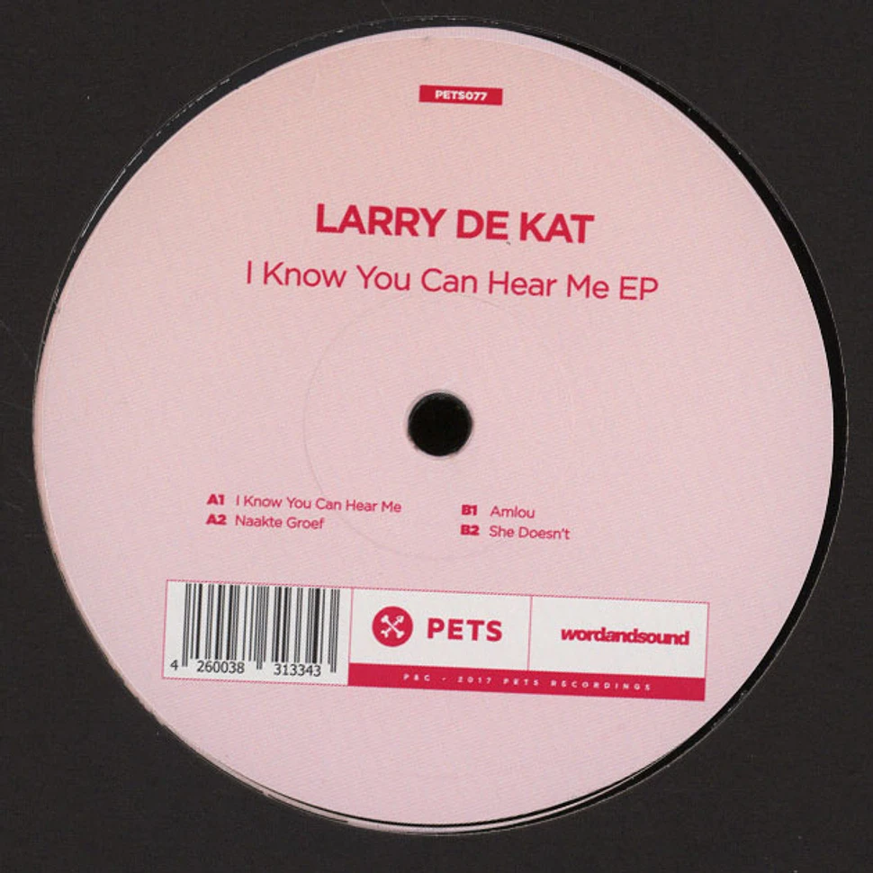 Larry De Kat - I Know You Can Hear Me EP