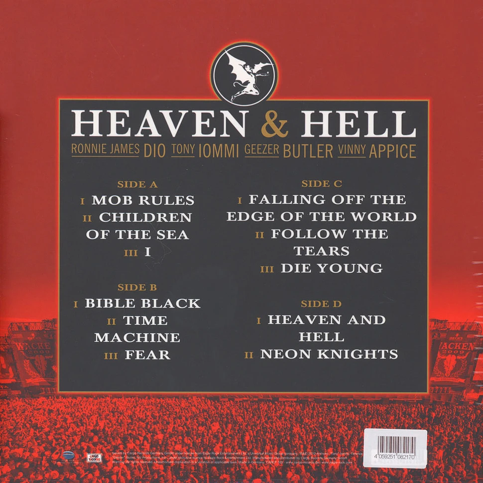 Heaven & Hell - Neon Lights - Live At Wacken 2009 Transparent Vinyl Edition