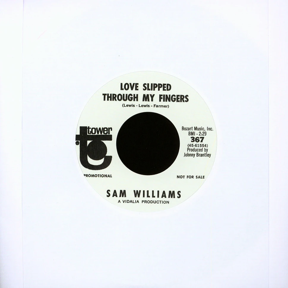 Sam Williams - Let’s Talk It Over / Love Slipped Through My Fingers