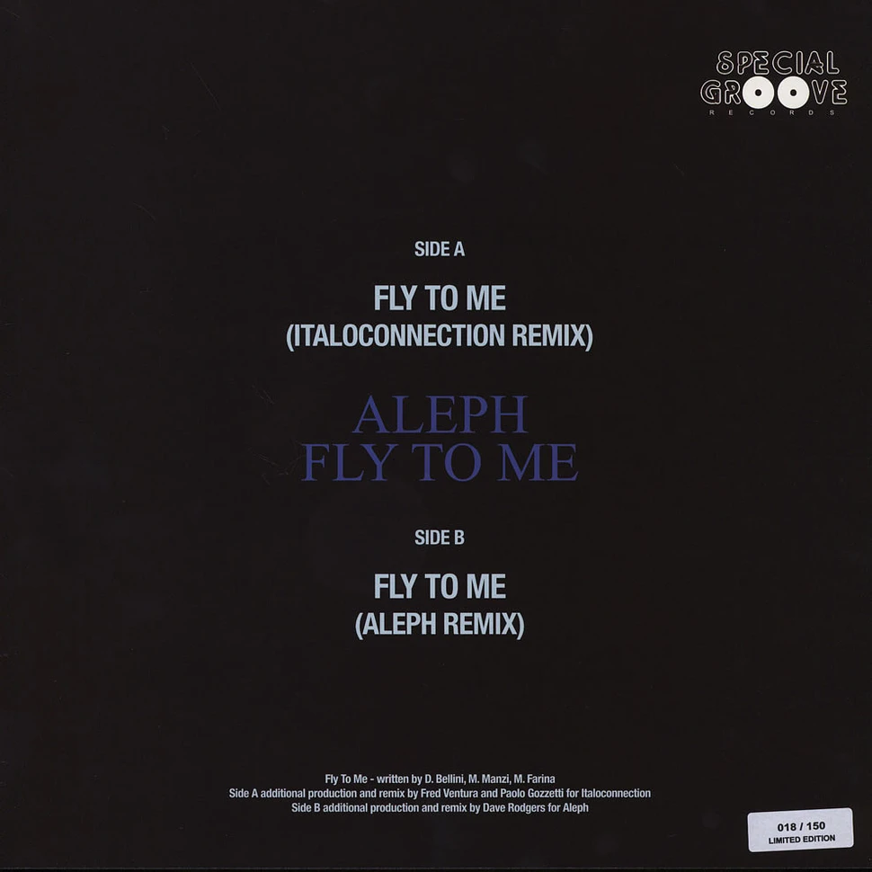 Aleph - Fly To Me Black Vinyl Edition