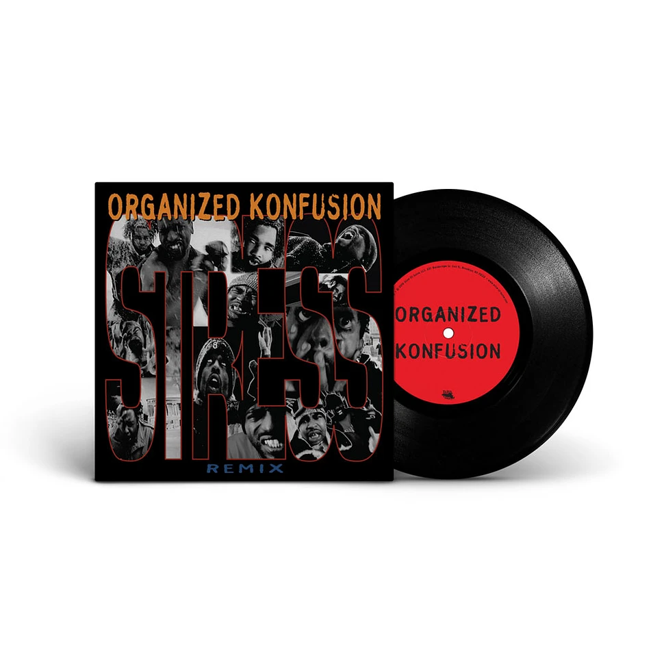 Organized Konfusion - Stress Large Pro Remix Black Vinyl Edition
