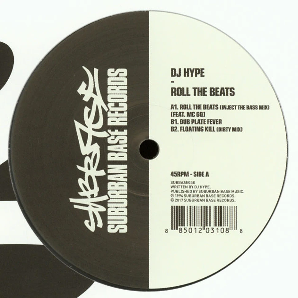 DJ Hype - Roll The Beats EP Clear Vinyl Edition