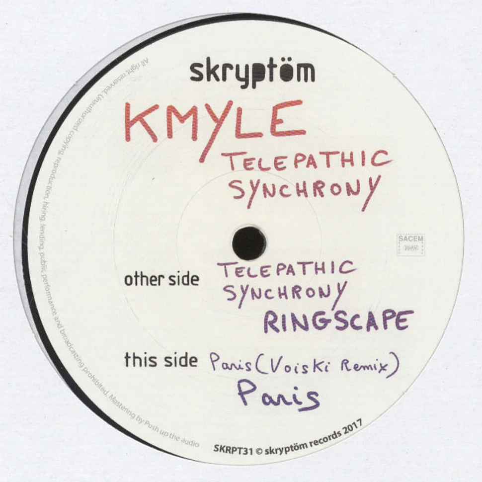 Kmyle - Telepathic Synchrony EP
