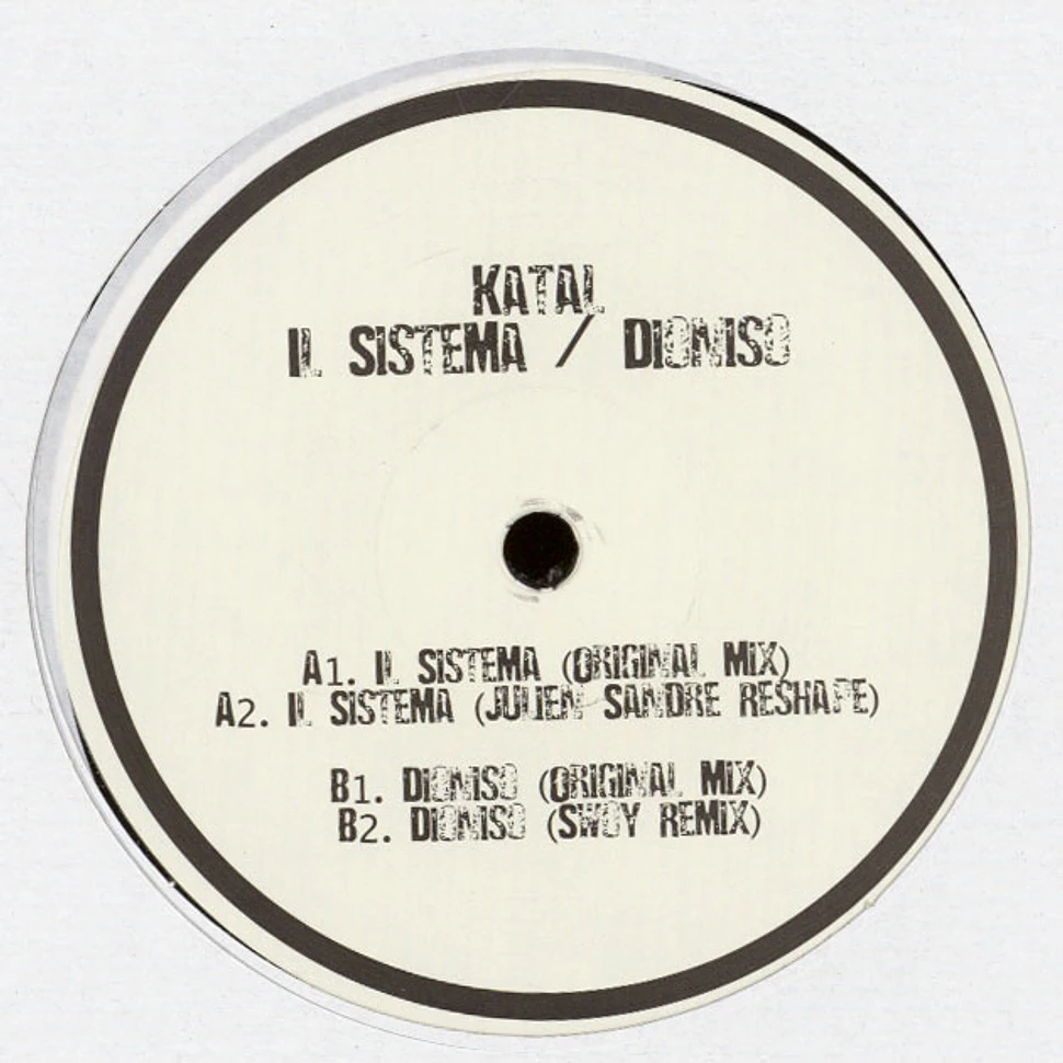 Katal - Il Sistema / Dioniso