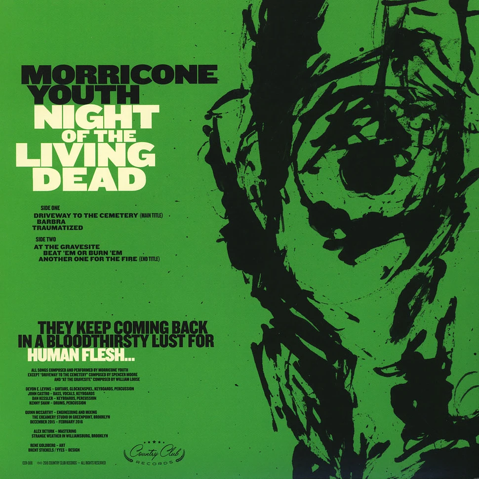Morricone Youth - Night Of the Living Dead Orange Vinyl Edition