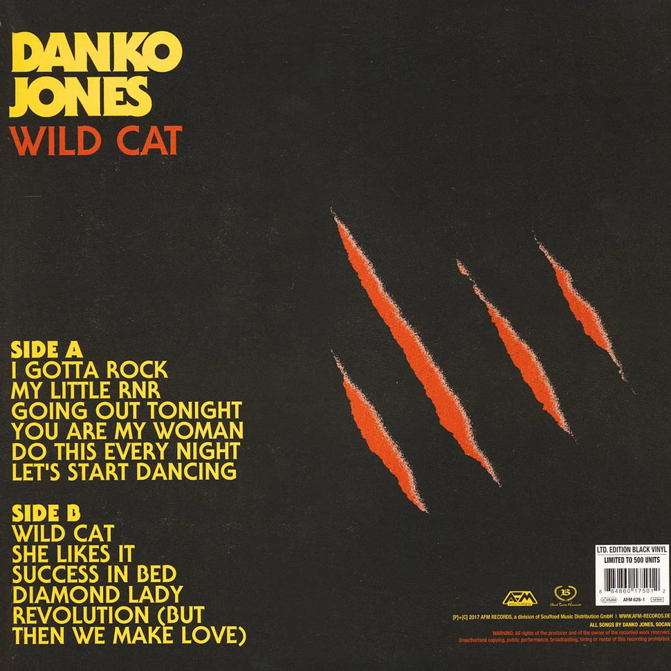 Danko Jones - Wild Cat Black Vinyl Edition