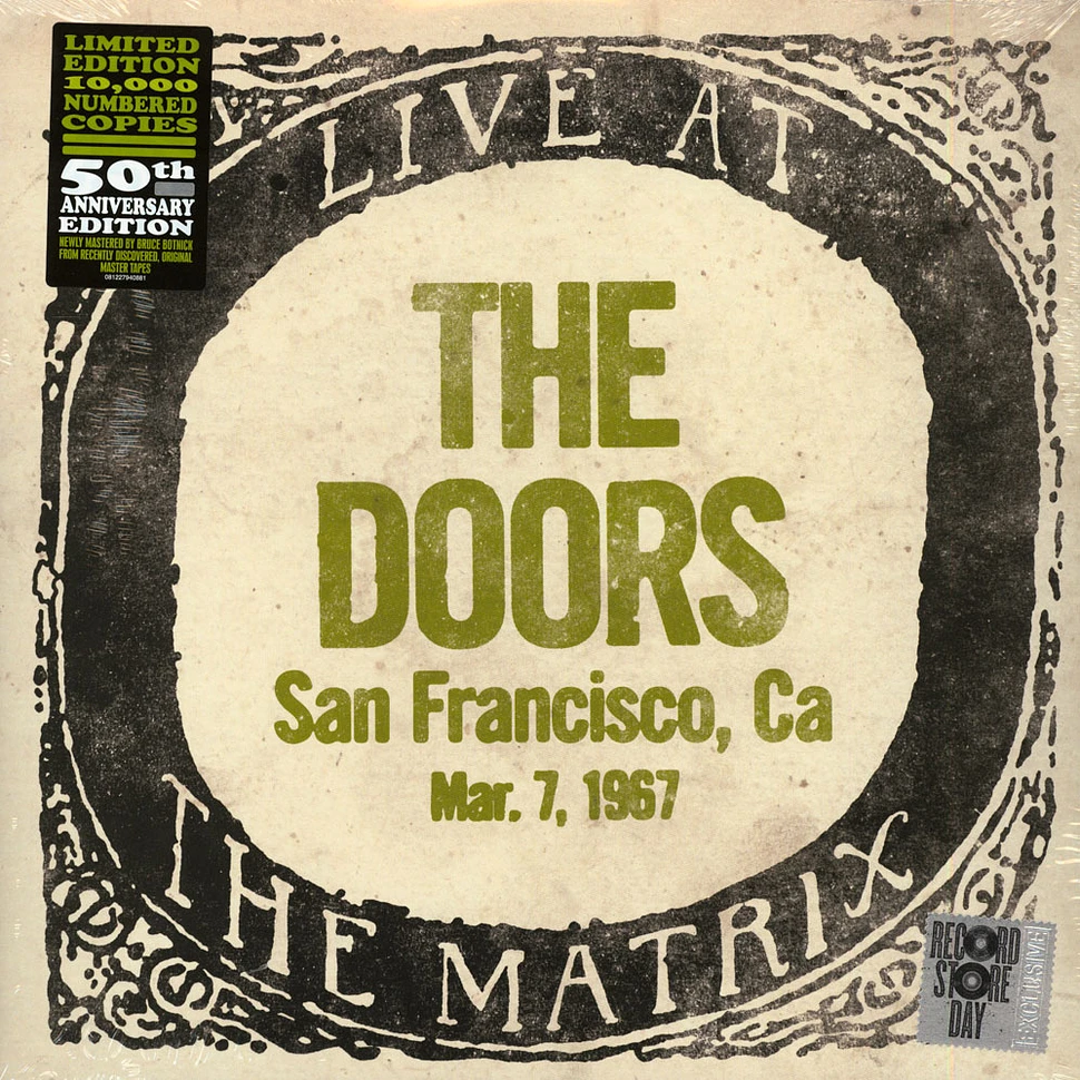 The Doors - Live At The Matrix, San Francisco, March 7 1967