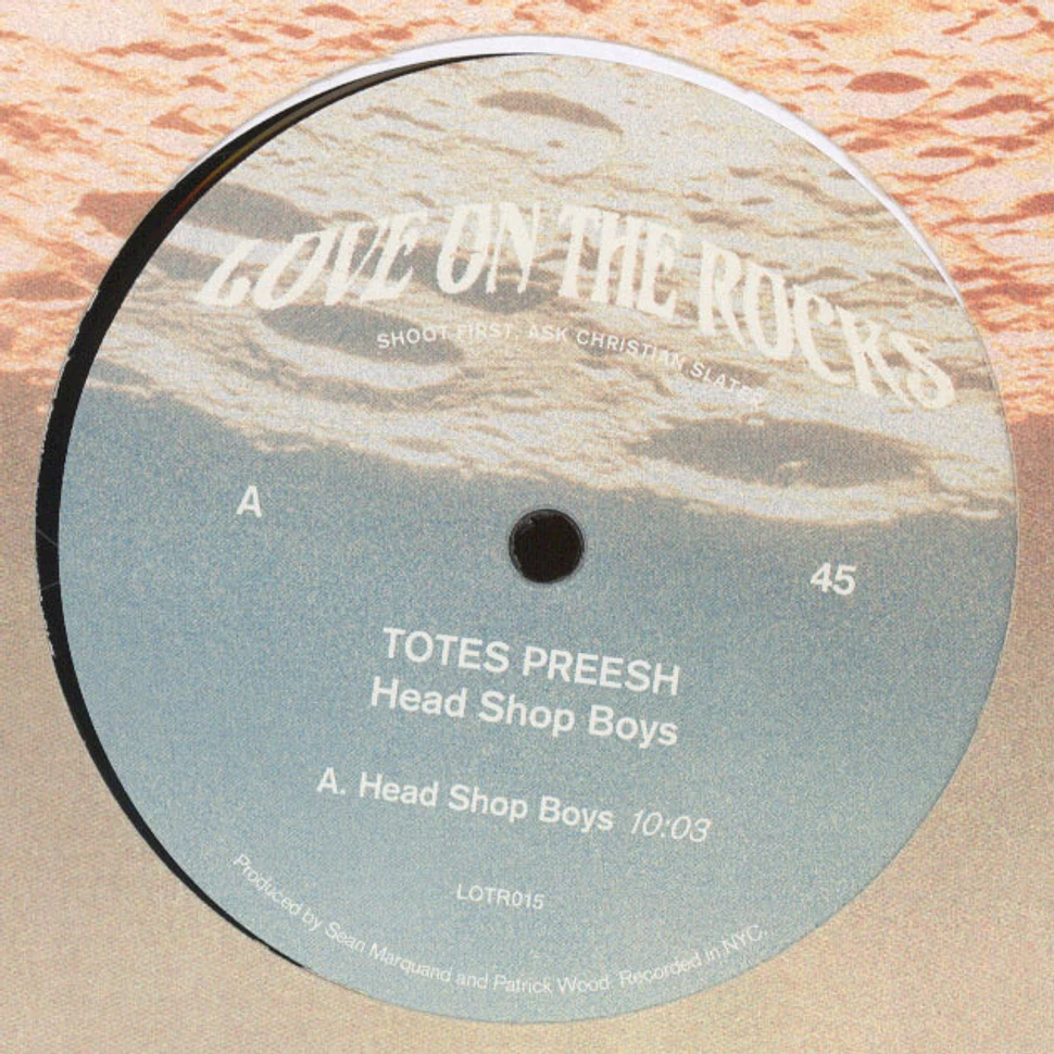 Totes Preesh - Head Shop Boys