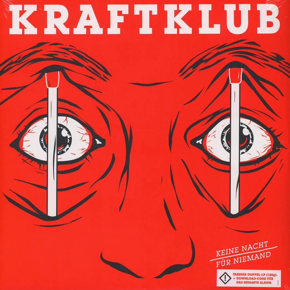 Kraftklub - Keine Nacht für Niemand Red Vinyl Edition