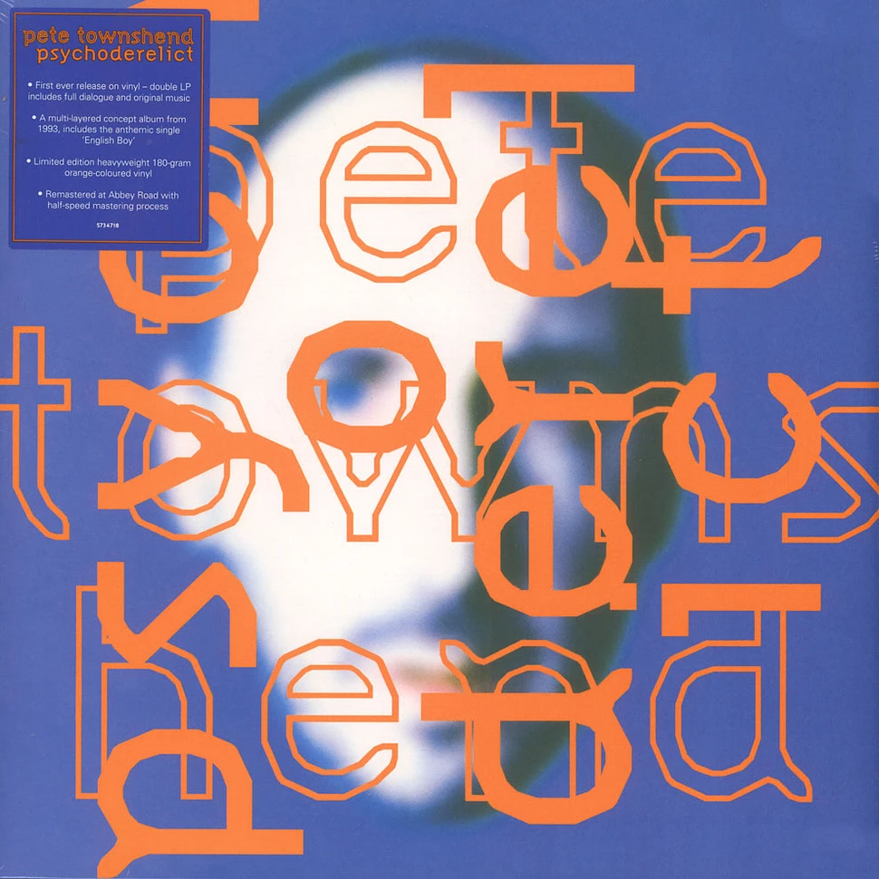 Pete Townshend - Psychoderelict Orange Vinyl Edition