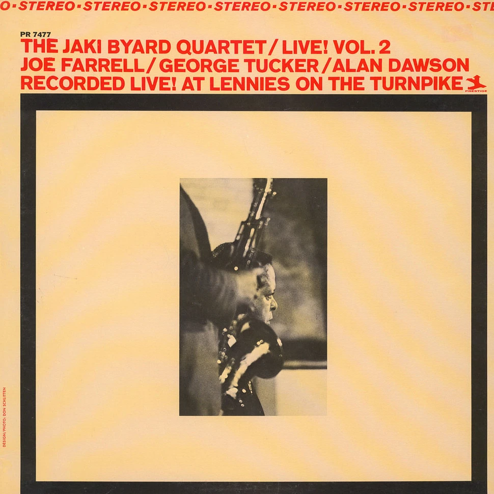 The Jaki Byard Quartet - Live! Vol. 2