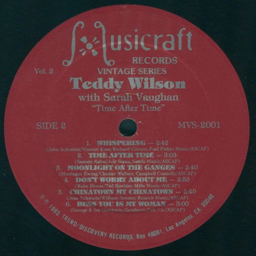 Teddy Wilson with Sarah Vaughan - Time After Time