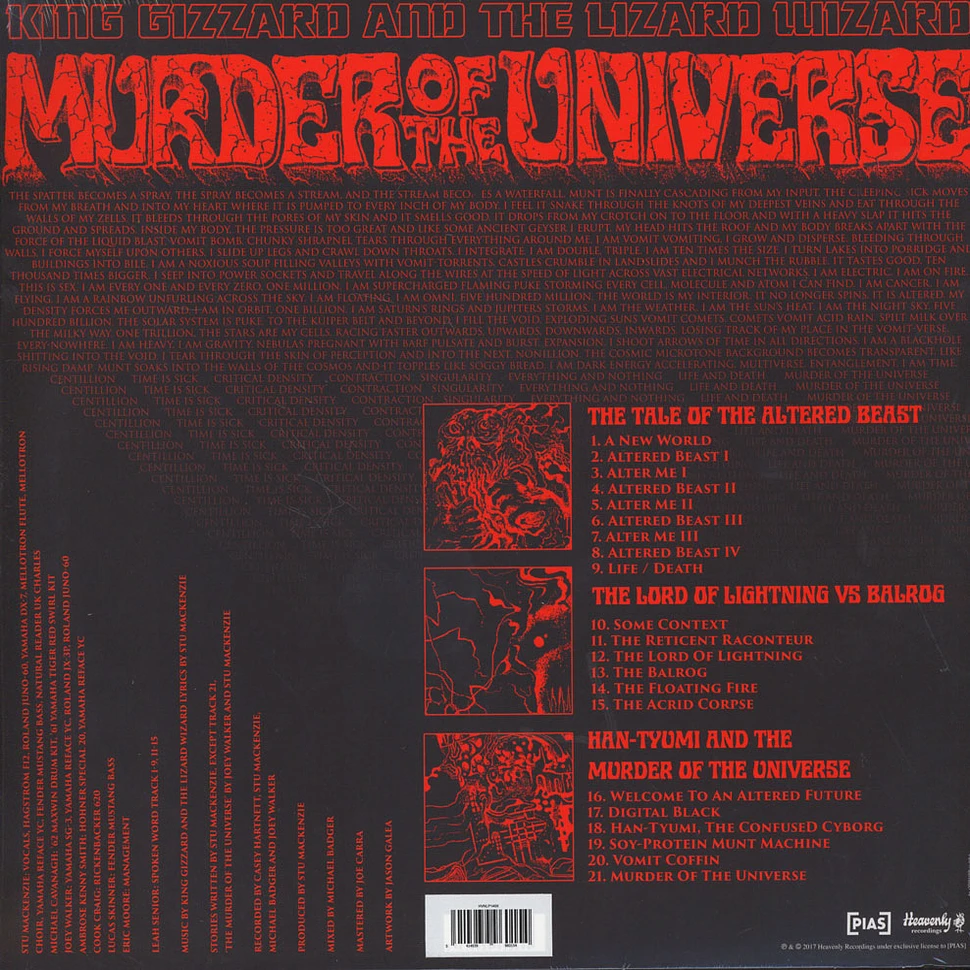 King Gizzard & The Lizard Wizard - Murder Of The Universe Colored Vinyl Edition