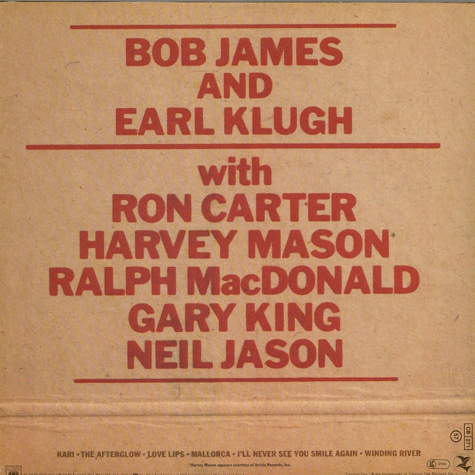 Bob James & Earl Klugh - One On One