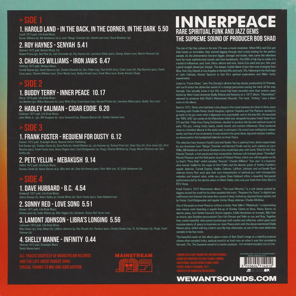V.A. - Inner Peace (Rare Spiritual Funk & Jazz Gems)