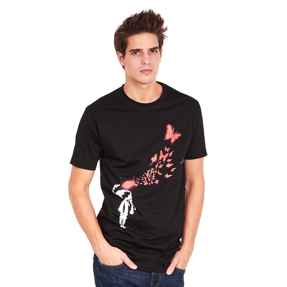 Banksy - Butterfly T-Shirt