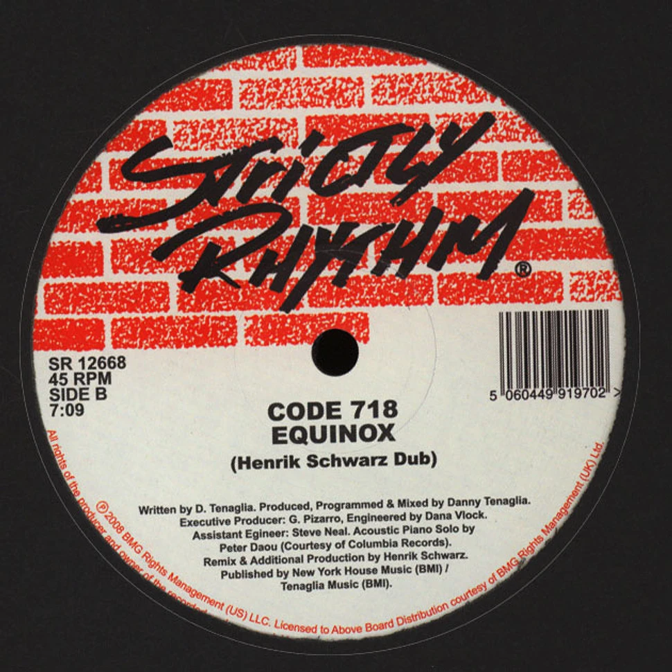 Code 718 - Equinox Henrik Schwarz Remixes