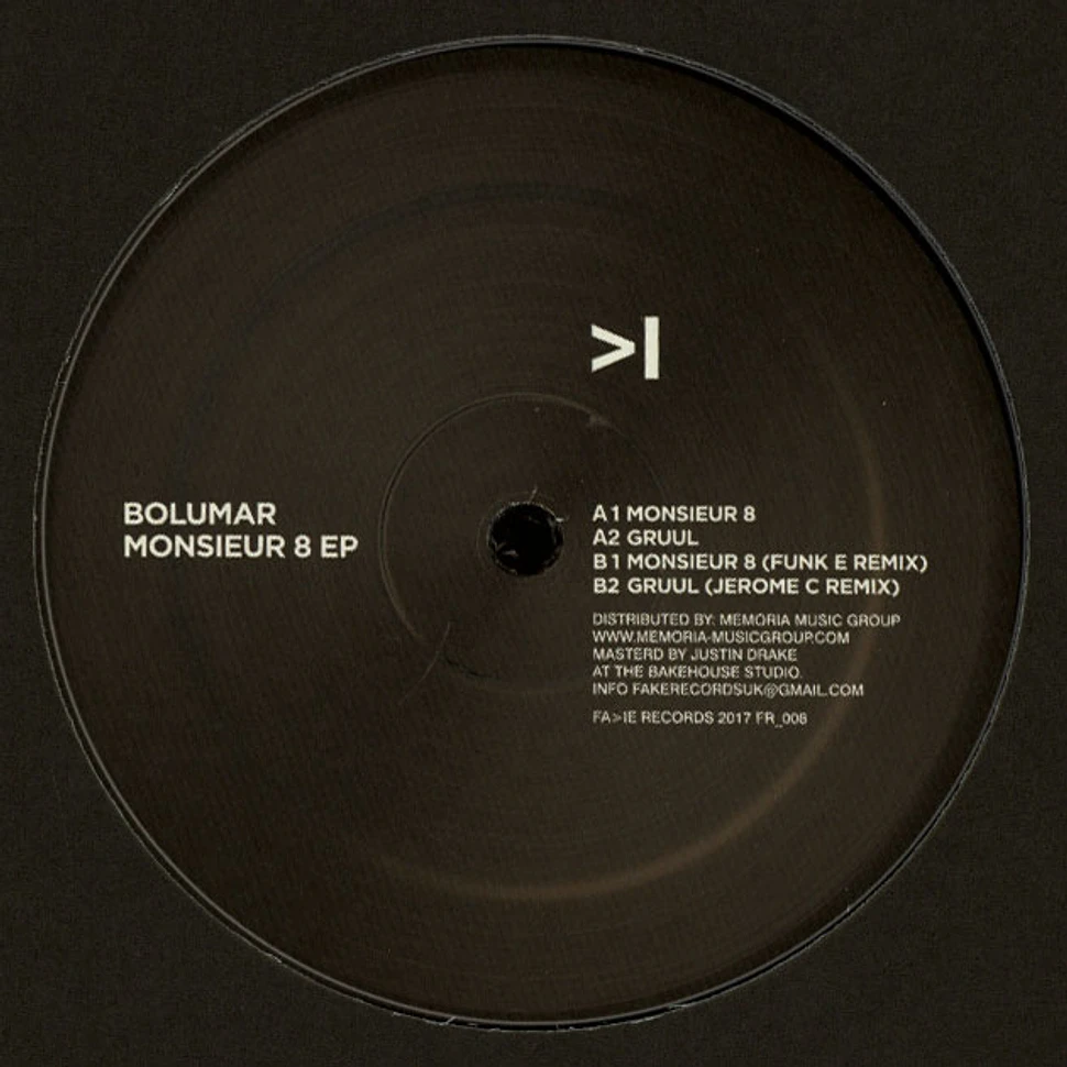 Bolumar, Funk E & Jerome.C - Monsieur8 EP