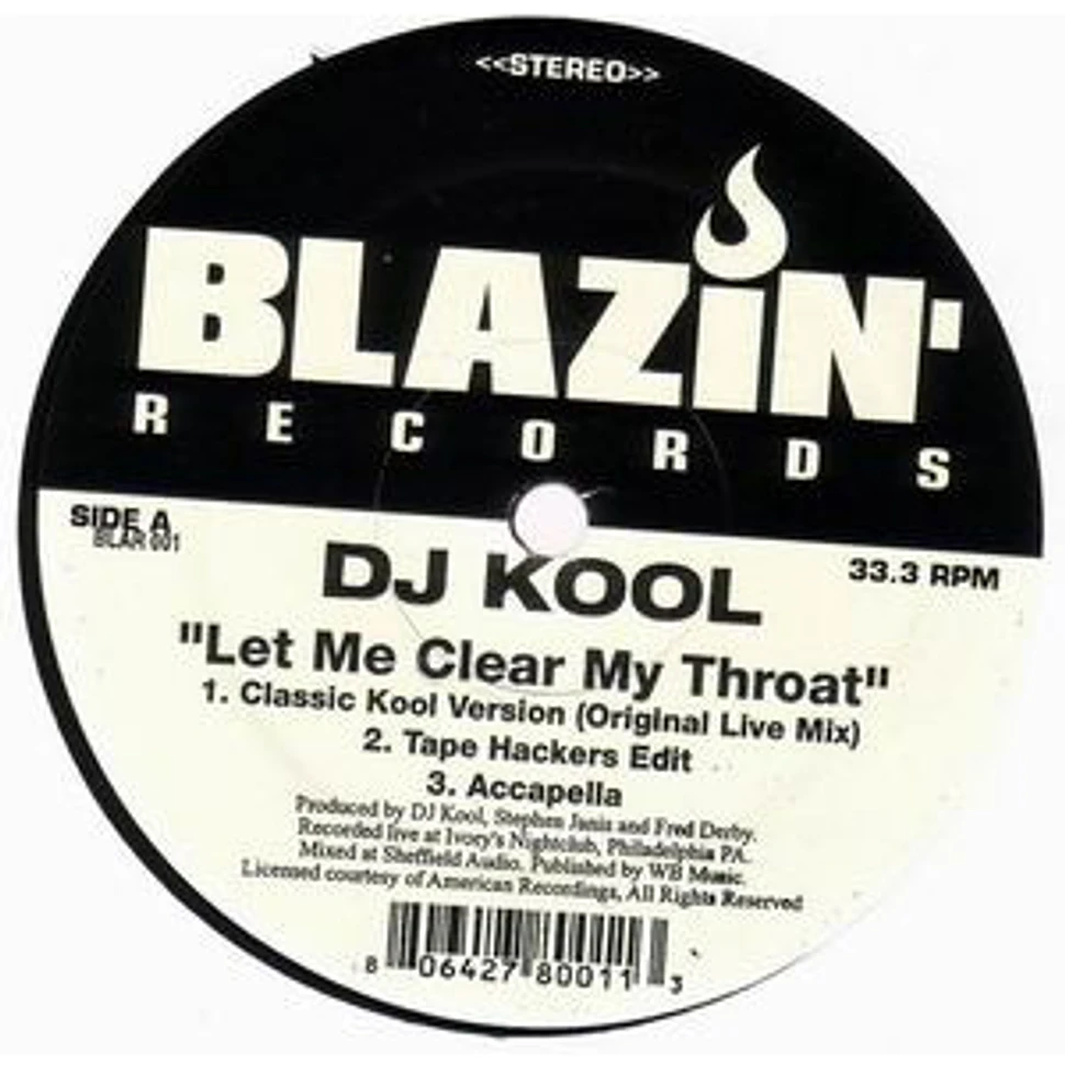 Let Me Clear My Throat Original DJ Kool - Let Me Clear My Throat / I Got Dat Feelin' - Vinyl 12" - 1996
