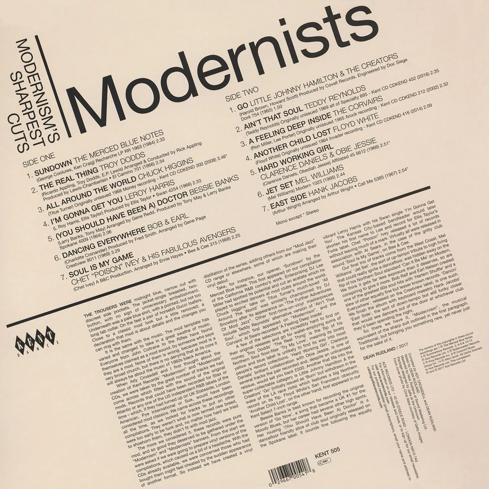 V.A. - Modernists - Modernists Sharpest Cuts