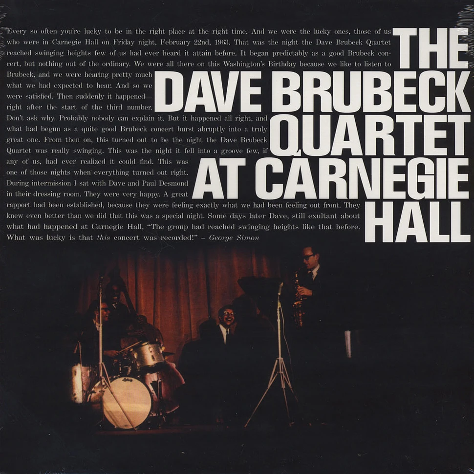 The Dave Brubeck Quartet - At Carnegie Hall