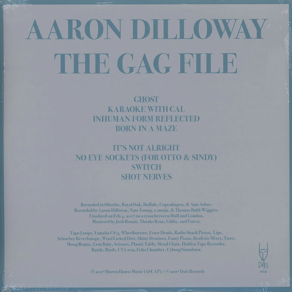 Aaron Dilloway of Wolf Eyes - The Gag File