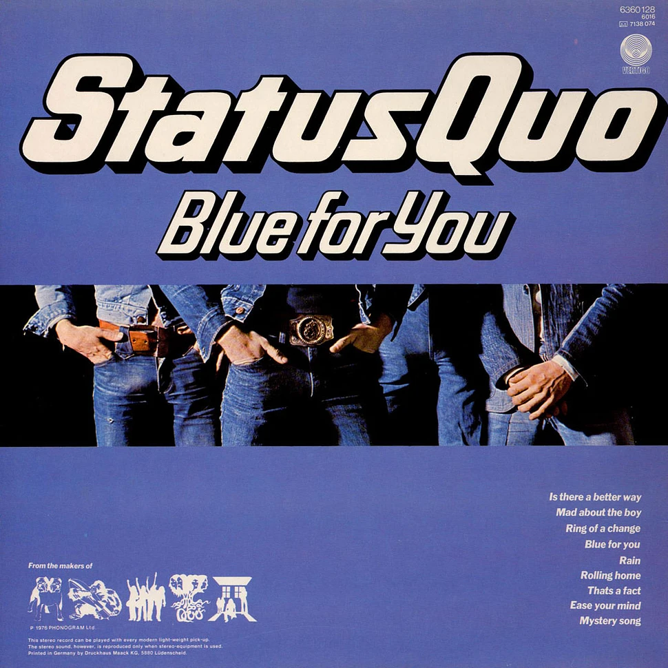 Status Quo - Blue For You