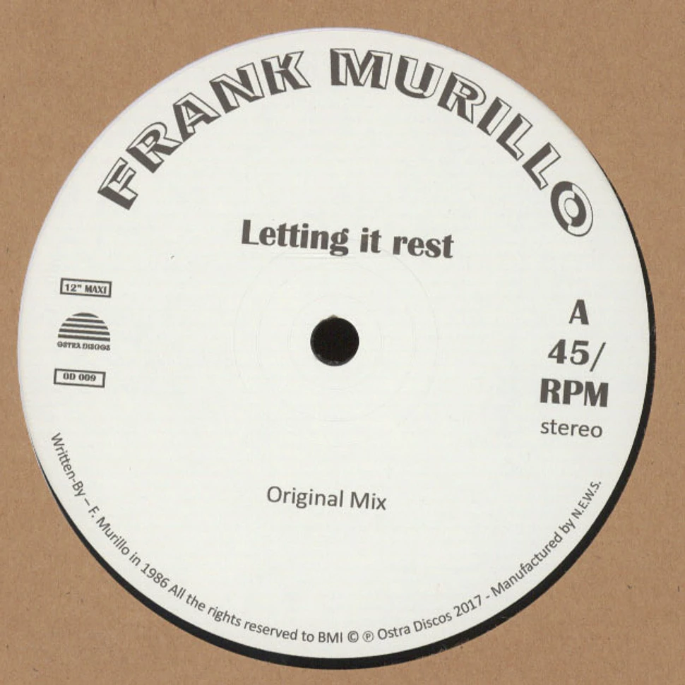 Frank Murillo - Letting It Rest