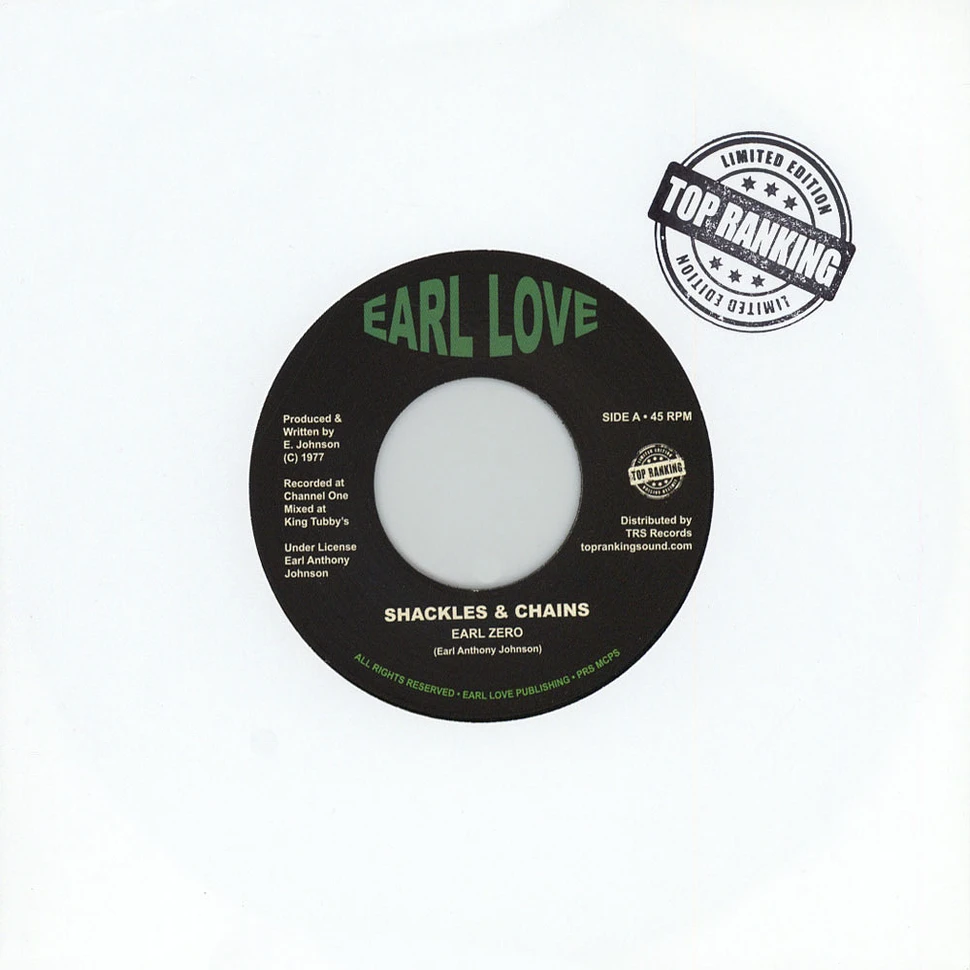 Earl Zero/King Tubby&Soul Syndicate - Shackles & Chains / Shackles & Chains Dub