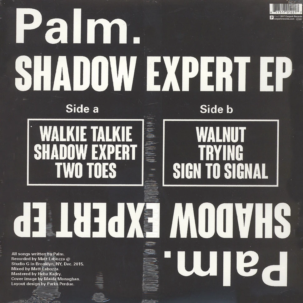 Palm - Shadow Expert Blue Vinyl Edition