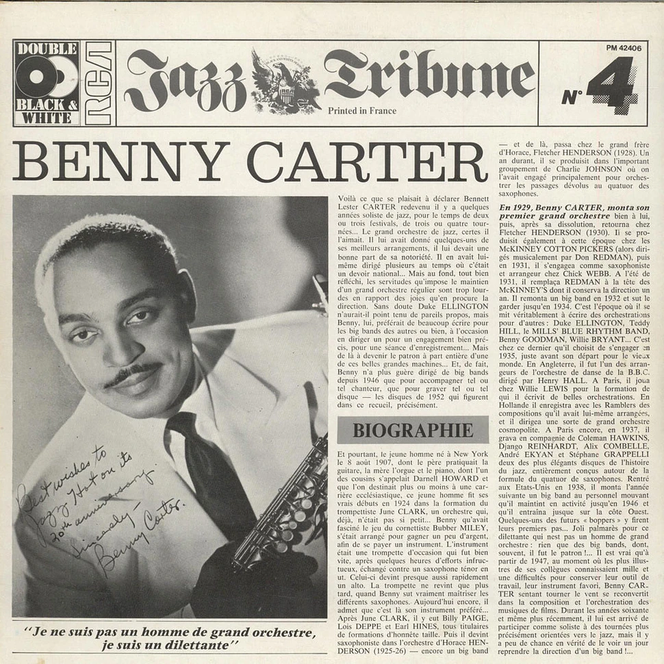 Benny Carter - Benny Carter (1928-1952)