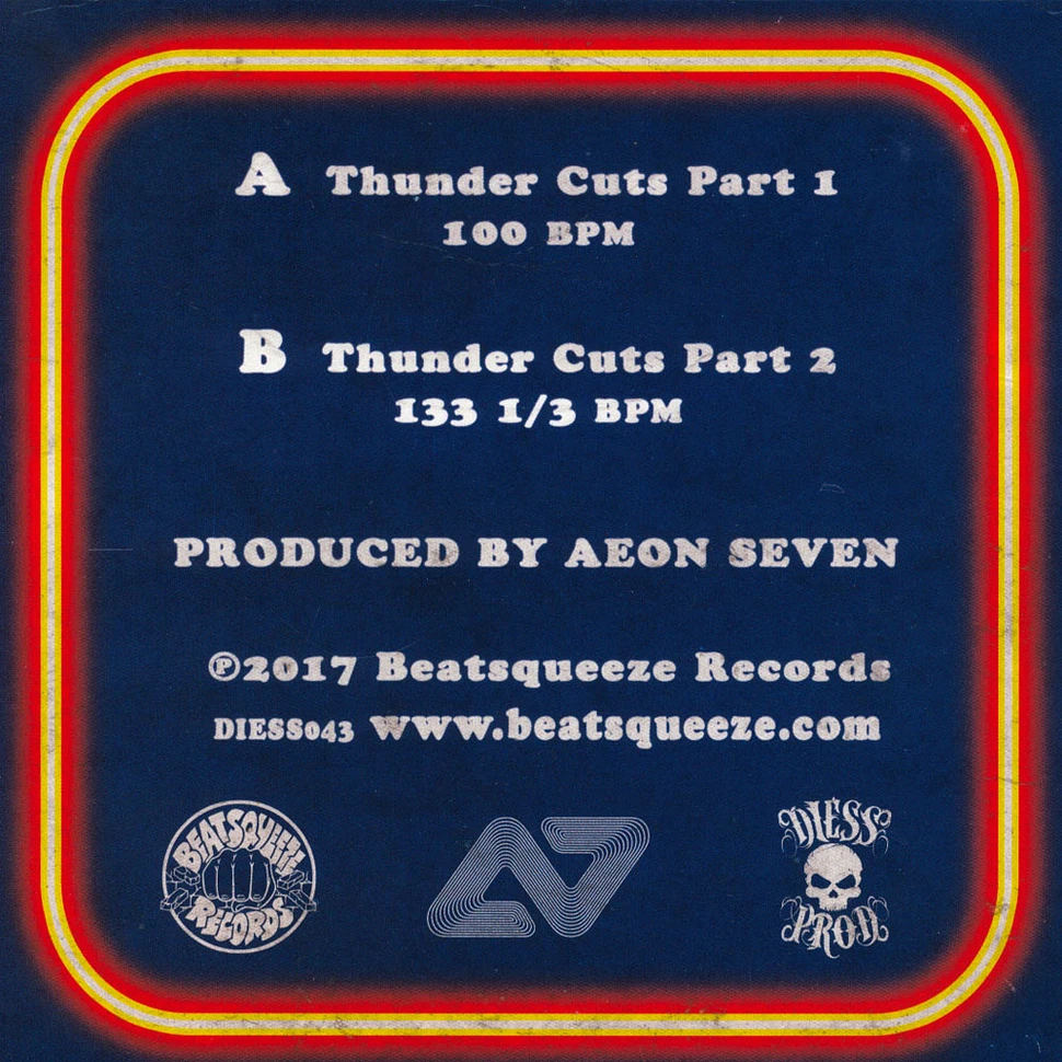 Aeon Seven - Thunder Cuts Blue Vinyl Edition