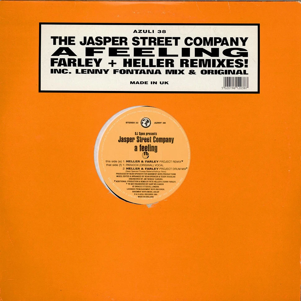 DJ Spen Presents Jasper Street Co. - A Feeling