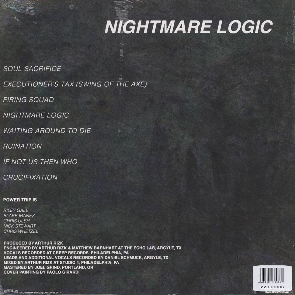 Power Trip - Nightmare Logic Brown Vinyl Edition