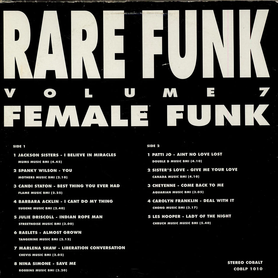V.A. - Rare Funk Volume 7 - Female Funk