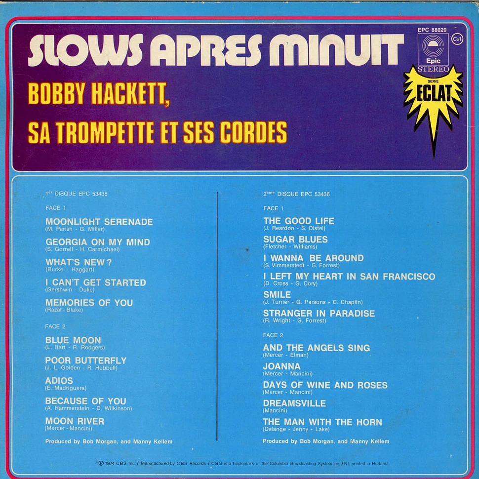 Bobby Hackett - Slows Apres Minuit