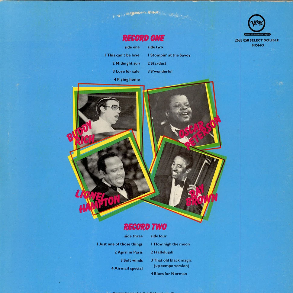 Buddy Rich, Oscar Peterson, Lionel Hampton, Ray Brown - The Jazz Ambassadors
