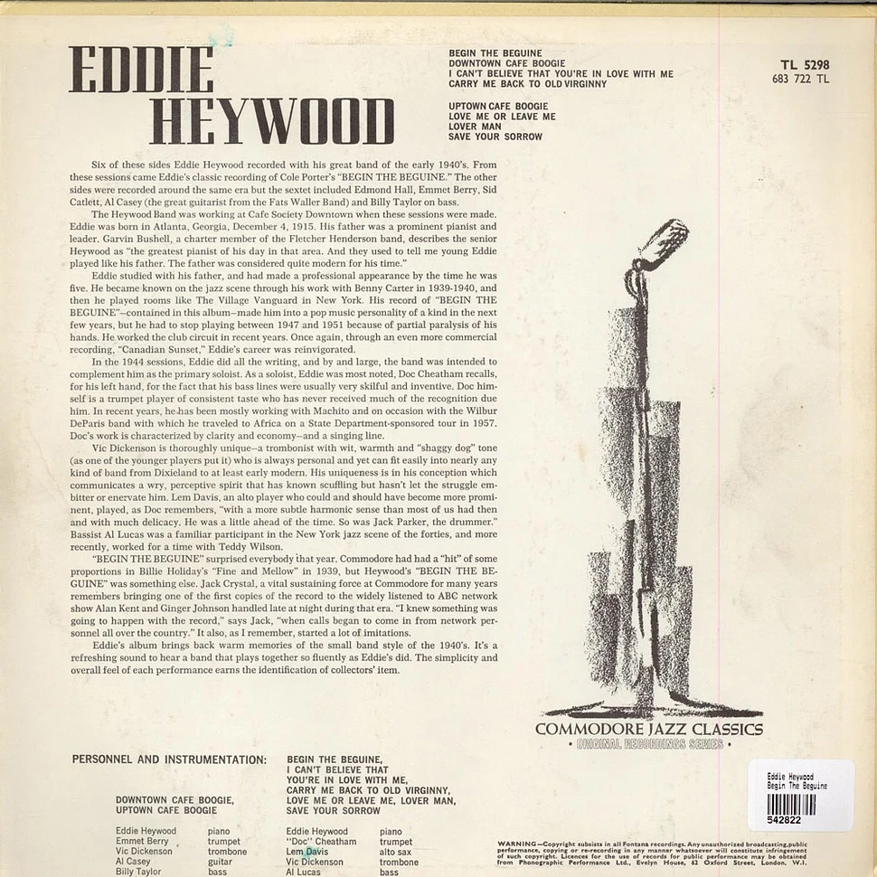 Eddie Heywood - Begin The Beguine