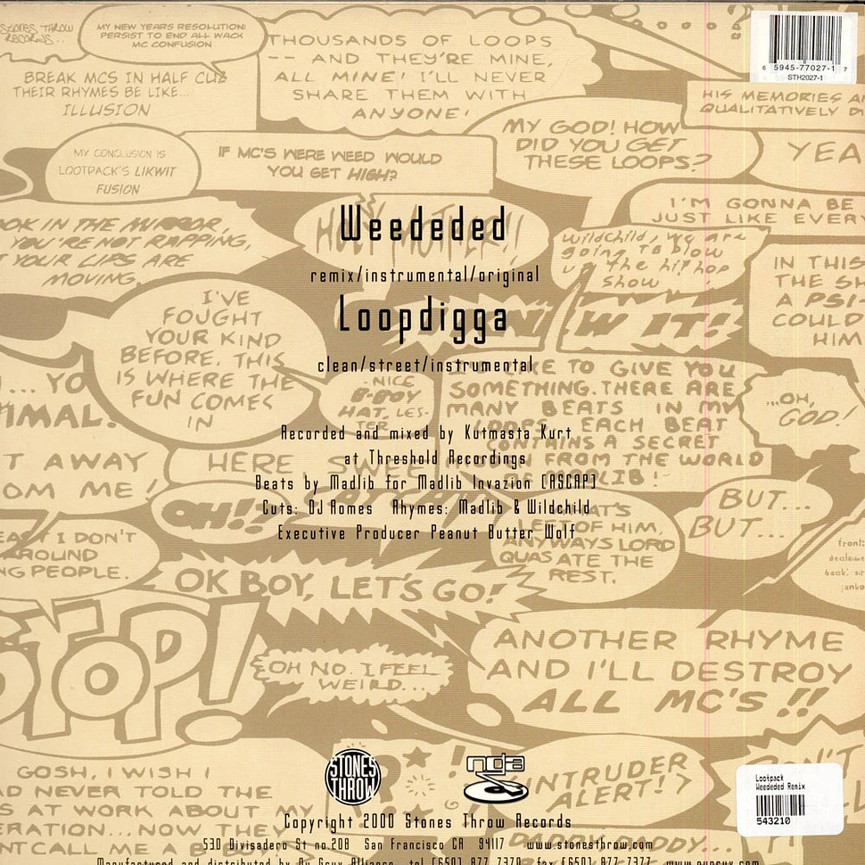 Lootpack - Weededed Remix