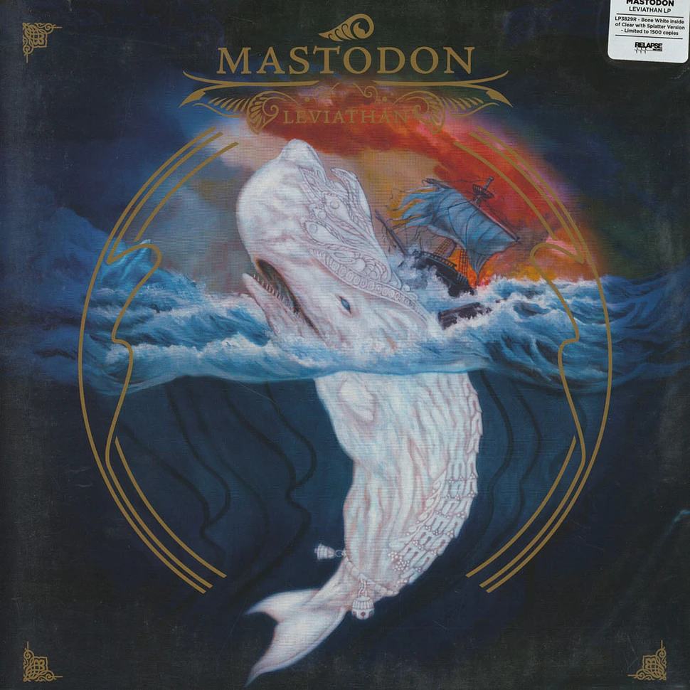 Mastodon - Leviathan Bone White With Splatter Vinyl Edition