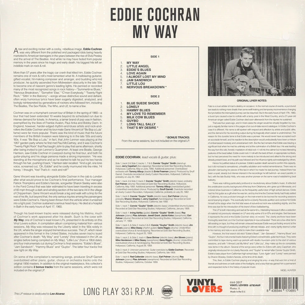 Eddie Cochran - My Way