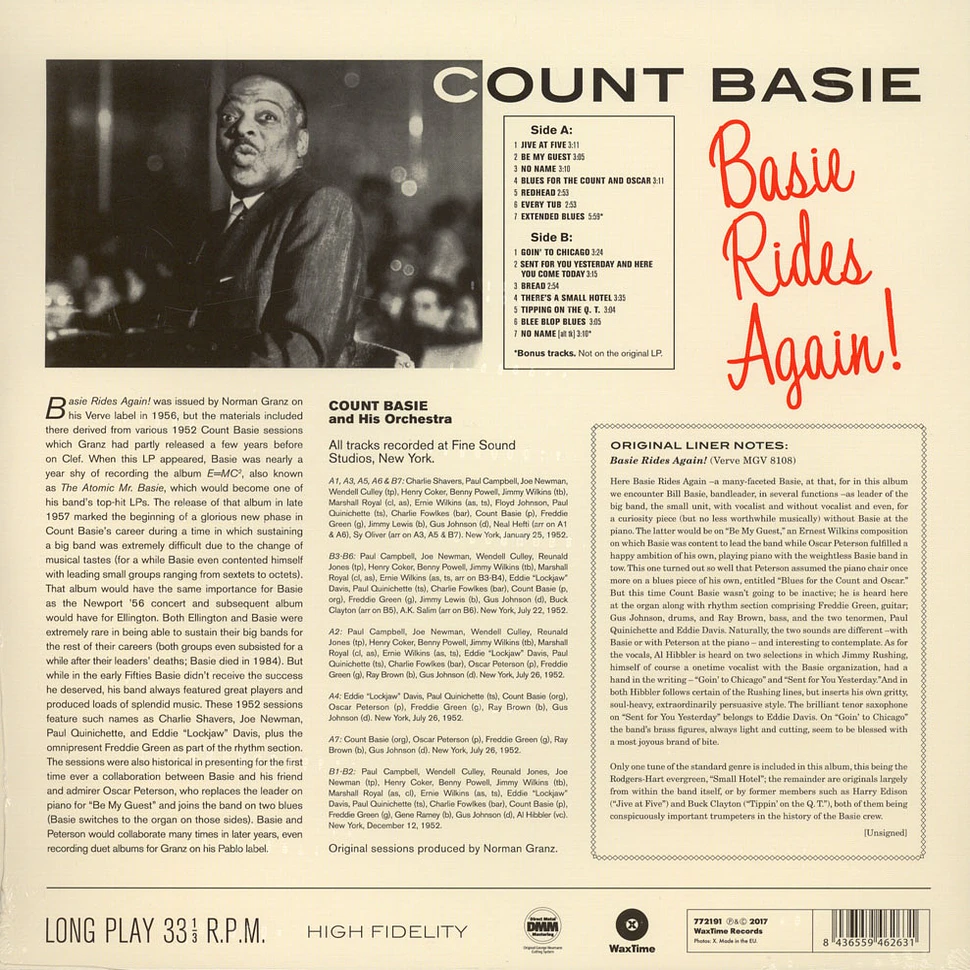Count Basie - Basie Rides Again