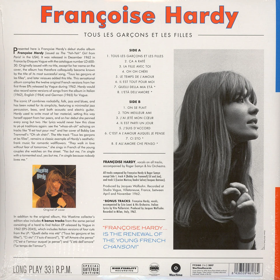 Francoise Hardy - Tous les Garçons Et Les Filles