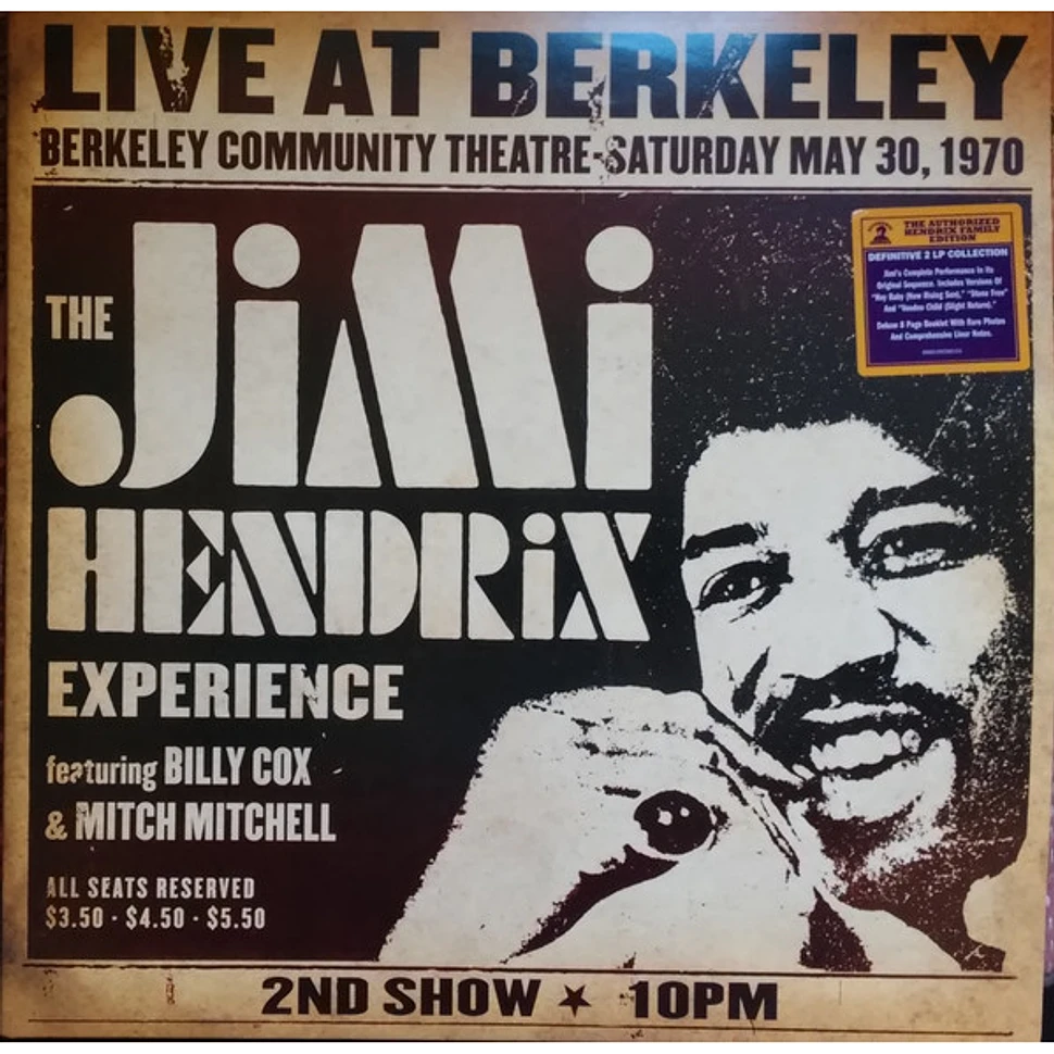 The Jimi Hendrix Experience - Live At Berkeley
