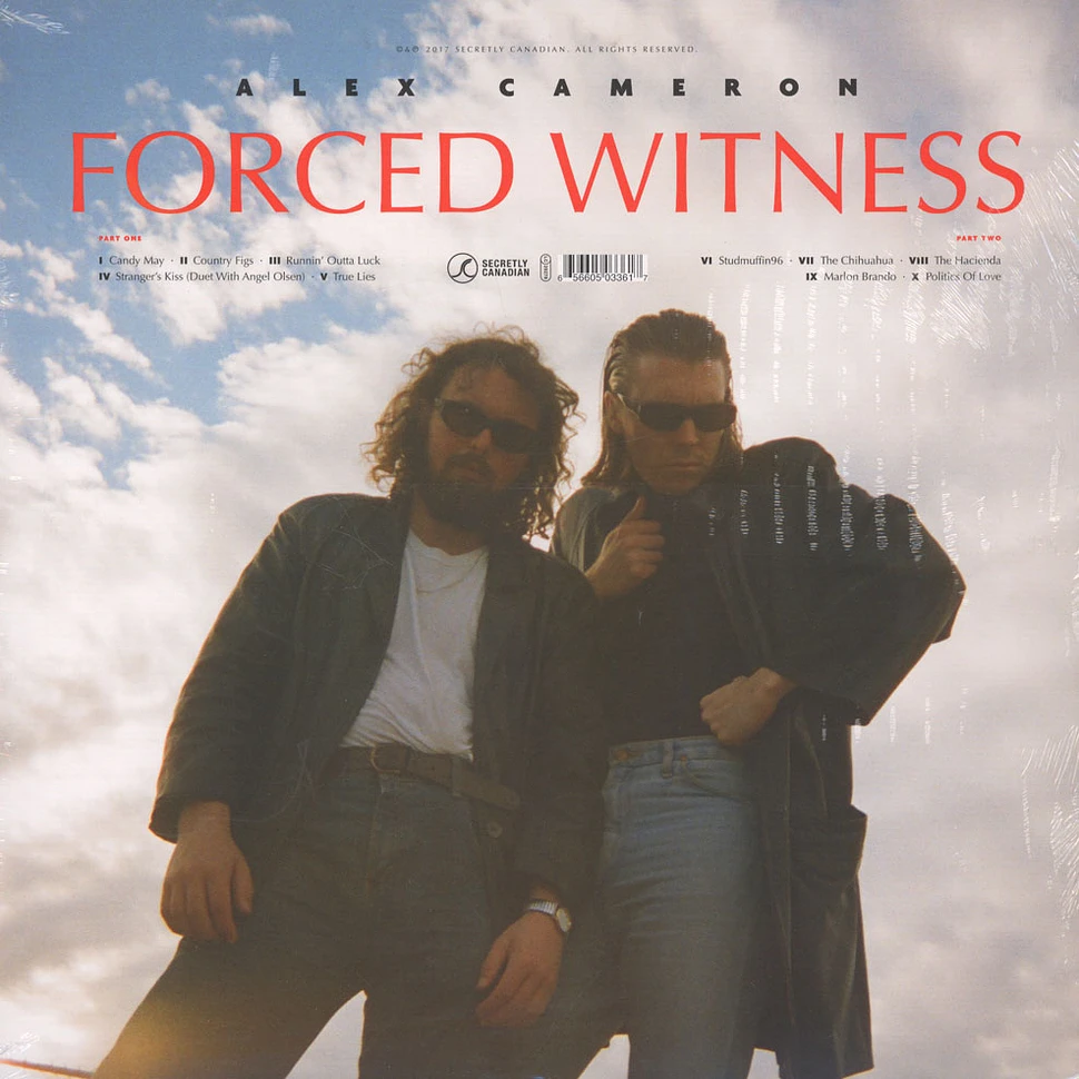 Alex Cameron - Forced Witness Black Vinyl Edition