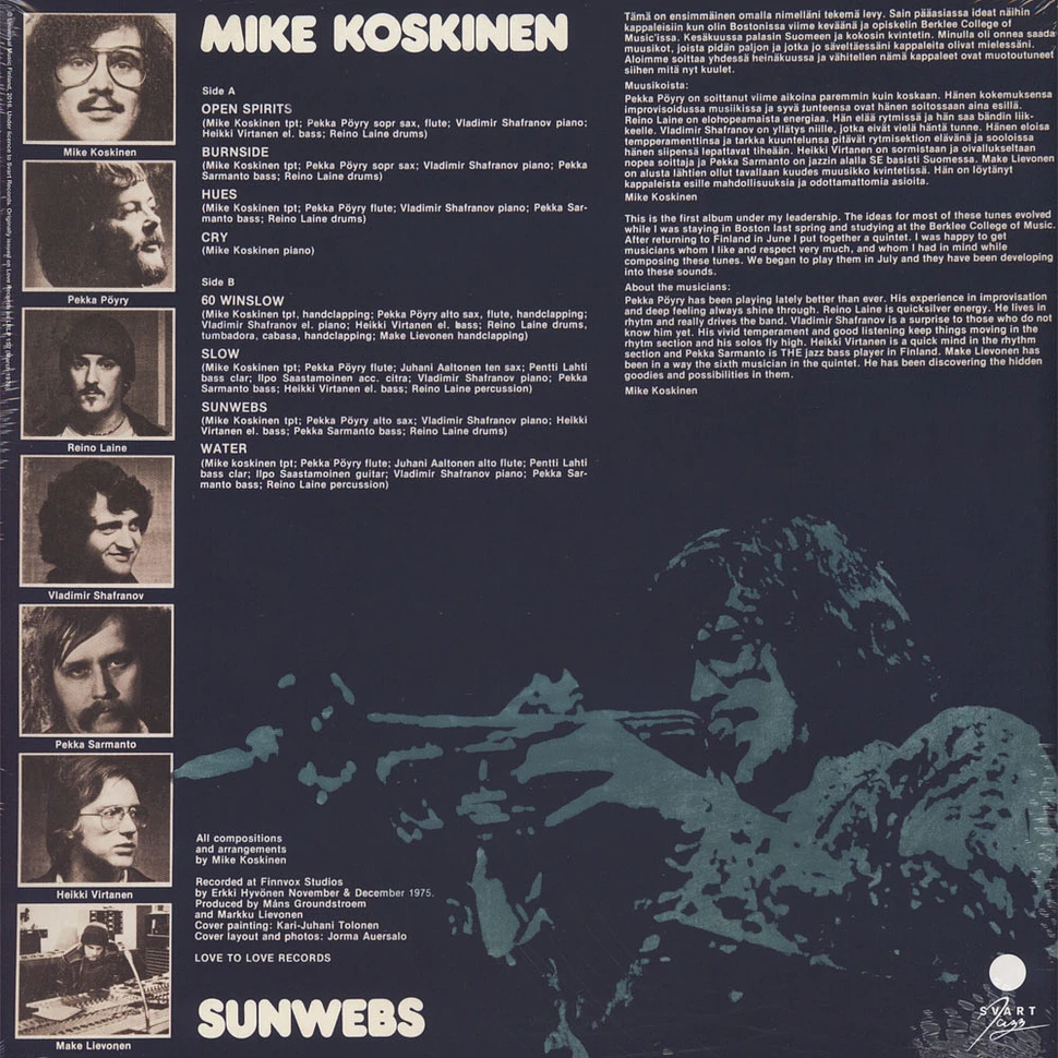 Mike Koskinen - Sunwebs Black Vinyl Edition