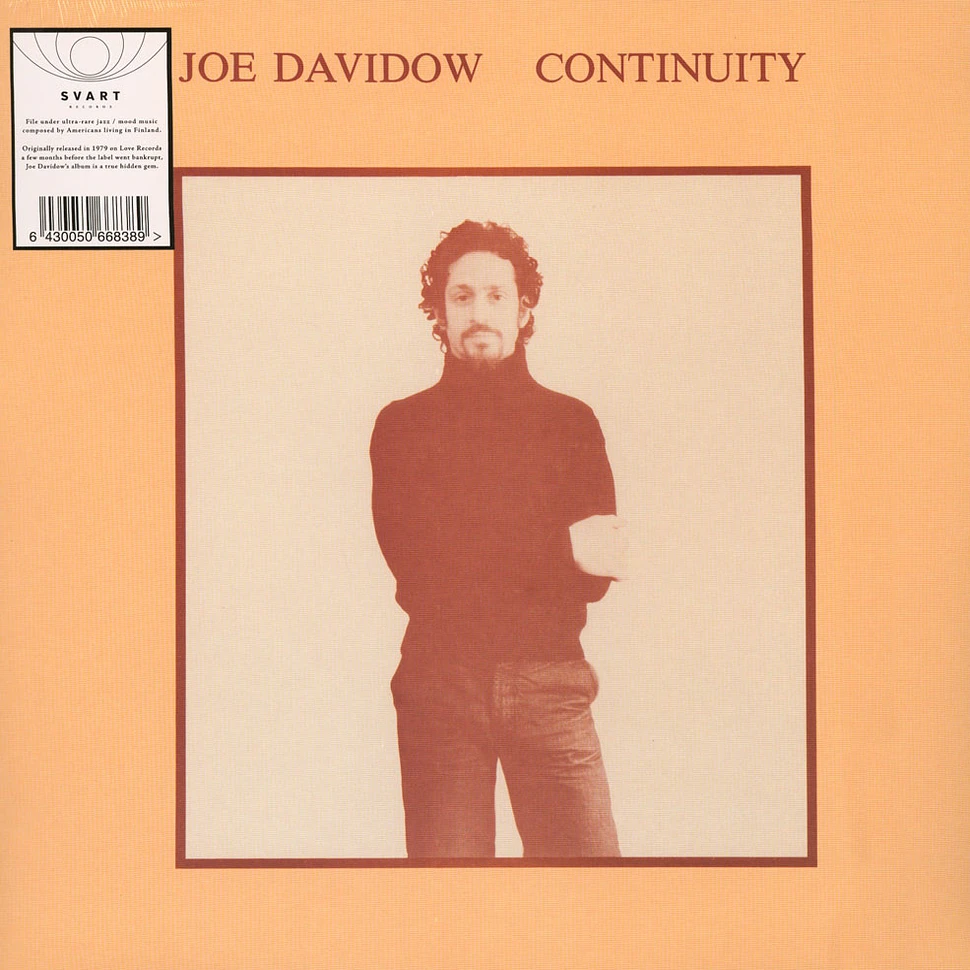 Joe Davidow - Continuity Black Vinyl Edition