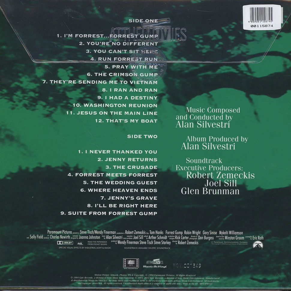 Alan Silvestri - OST Forrest Gump Colored Vinyl Edition
