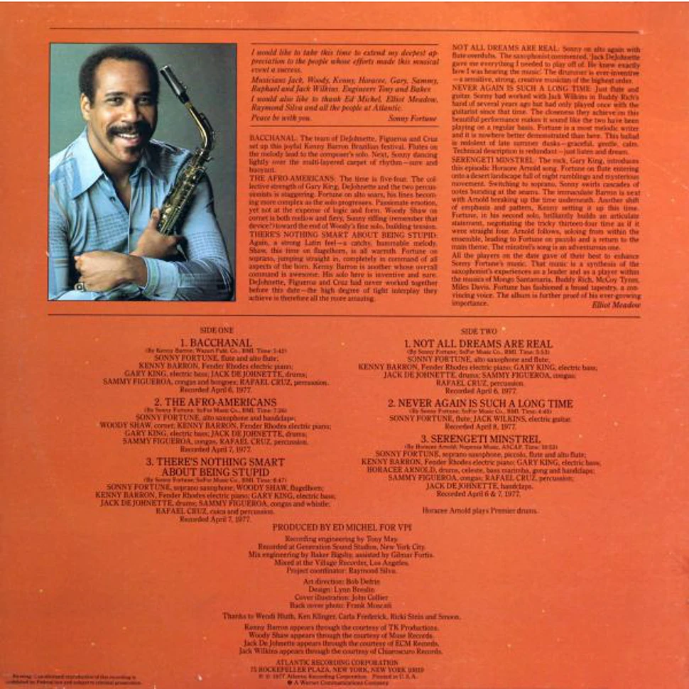 Sonny Fortune - Serengeti Minstrel