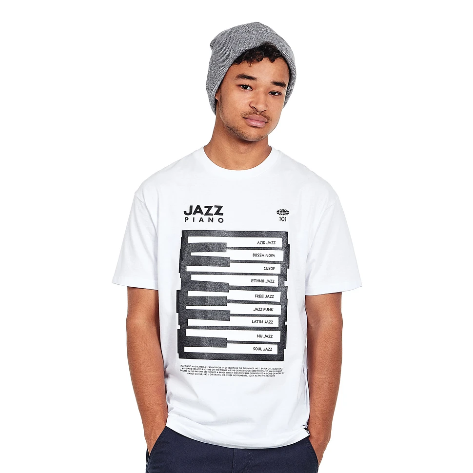 101 Apparel - Jazz Piano T-Shirt